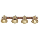 Vidaxl Wall lamp Industrial E27 90x25 cm brass -colored