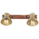 Vidaxl Wall lamp Industrial E27 45x25 cm brass -colored