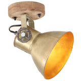 Vidaxl Wall ceiling lamps Industrial 2 st e27 20x25 cm brass color