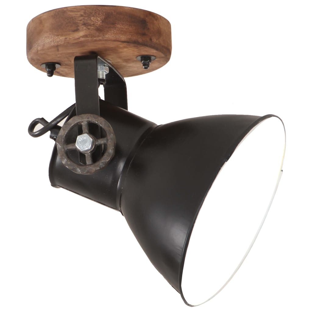 Vidaxl Wall ceiling lamps Industrial 2 st e27 20x25 cm black