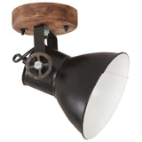 Vidaxl Wall loftslamper Industriel 2 st E27 20x25 cm sort