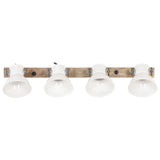 Vidaxl Wall lamp Industrial E27 90x25 cm White