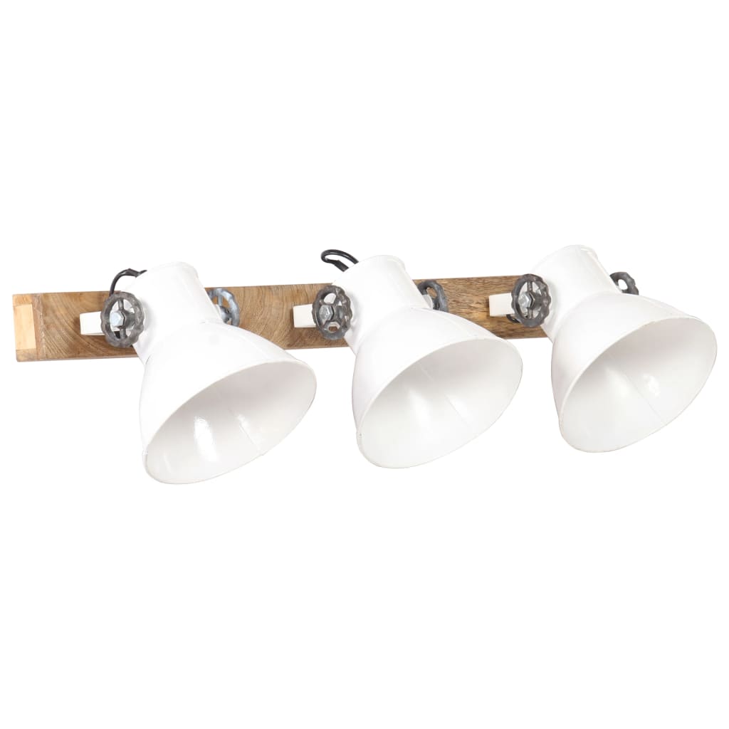 Vidaxl Wall Lamp Industrial E27 65x25 CM White