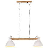 Vidaxl hanging lamp industrial 25 w e27 109 cm white