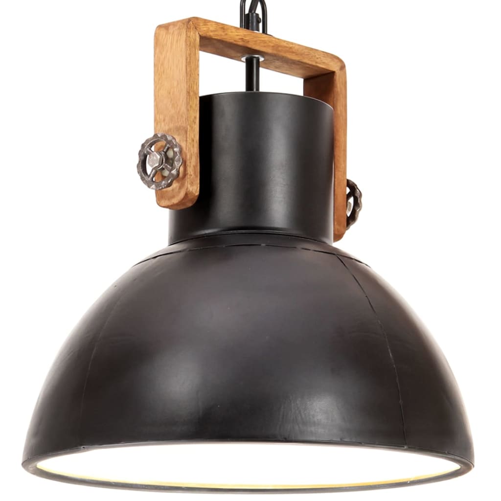 Vidaxl hänken Lamp Industrie ronderëm 25 W e27 30 cm schwaarz