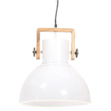 Vidaxl Hanging Lamp Industrial um 25 W e27 40 cm Weiß