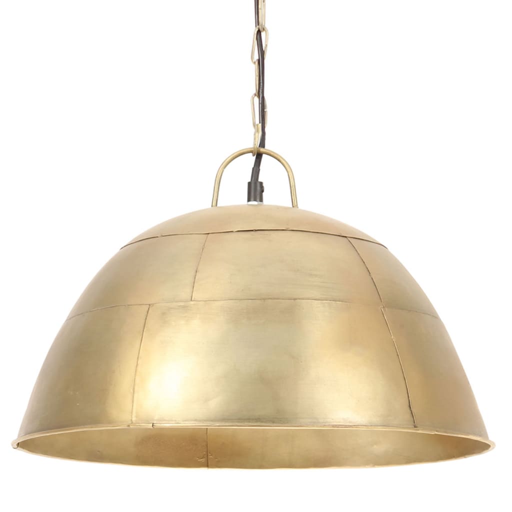 Lampa wisząca Vidaxl Industrial Vintage Runda 25 W e27 41 cm mosiężna kolorowy