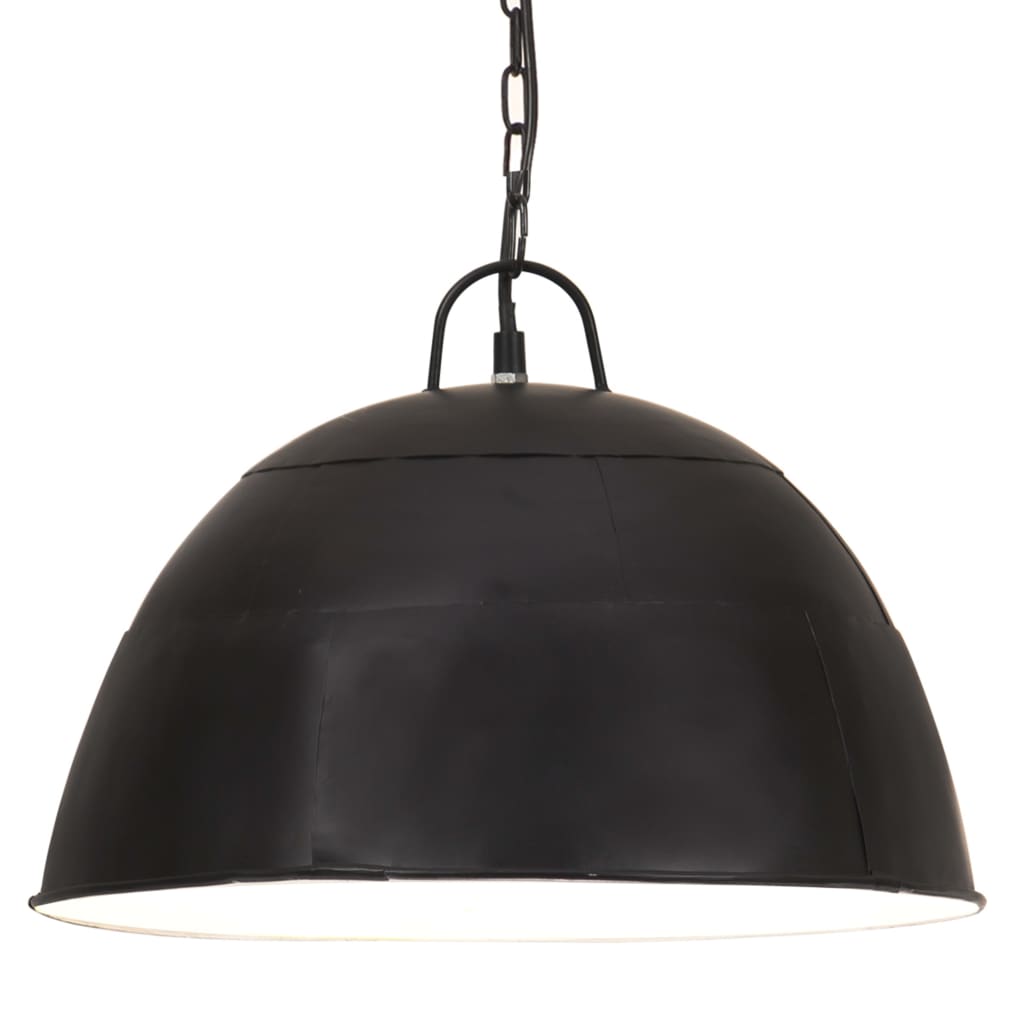 Vidaxl Hanging Lampa Industrial Vintage Runda 25 W E27 41 cm Czarna