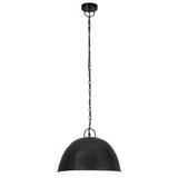 Vidaxl Hanging Lampa Industrial Vintage Runda 25 W E27 41 cm Czarna