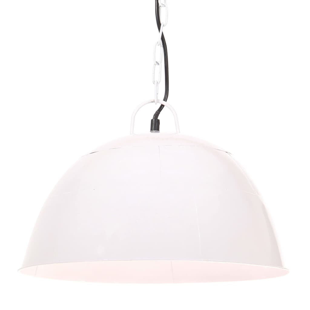 Vidaxl Lampada sospesa Vintage intorno a 25 W E27 41 cm Bianco