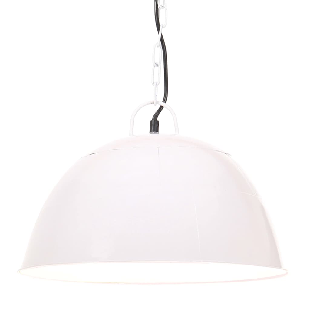 Vidaxl Lampada sospesa Vintage intorno a 25 W E27 41 cm Bianco