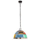 Vidaxl hanging lamp industrial vintage round 25 w e27 41 cm multi -colored