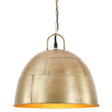 Vidaxl Hanging Lamp Industrial Vintage Runde 25 W E27 31 cm Messing -Colored