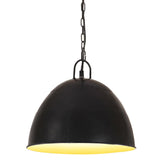 Vidaxl Hanging Lampa Industrial Vintage około 25 W E27 31 cm Czarna