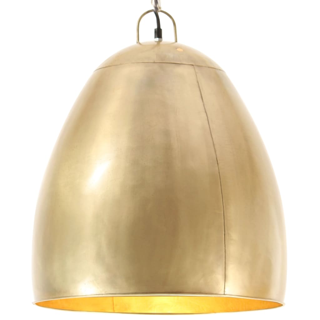 Vidaxl hanging lamp industrial around 25 W E27 42 cm brass -colored