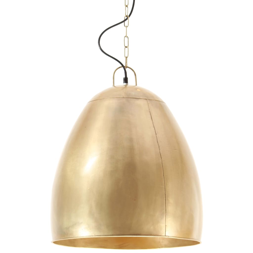 Vidaxl hanging lamp industrial around 25 W E27 42 cm brass -colored