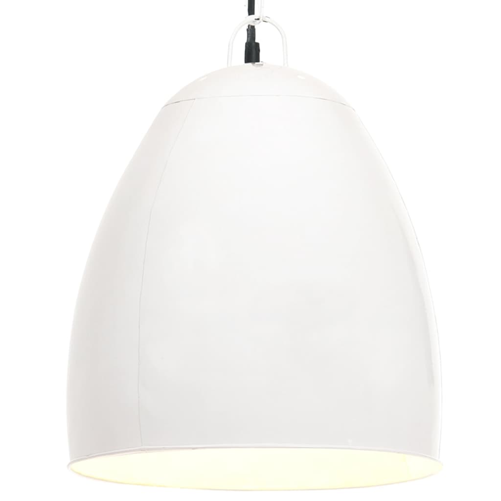 Vidaxl Hanging Lamp Industrial um 25 W e27 42 cm Weiß