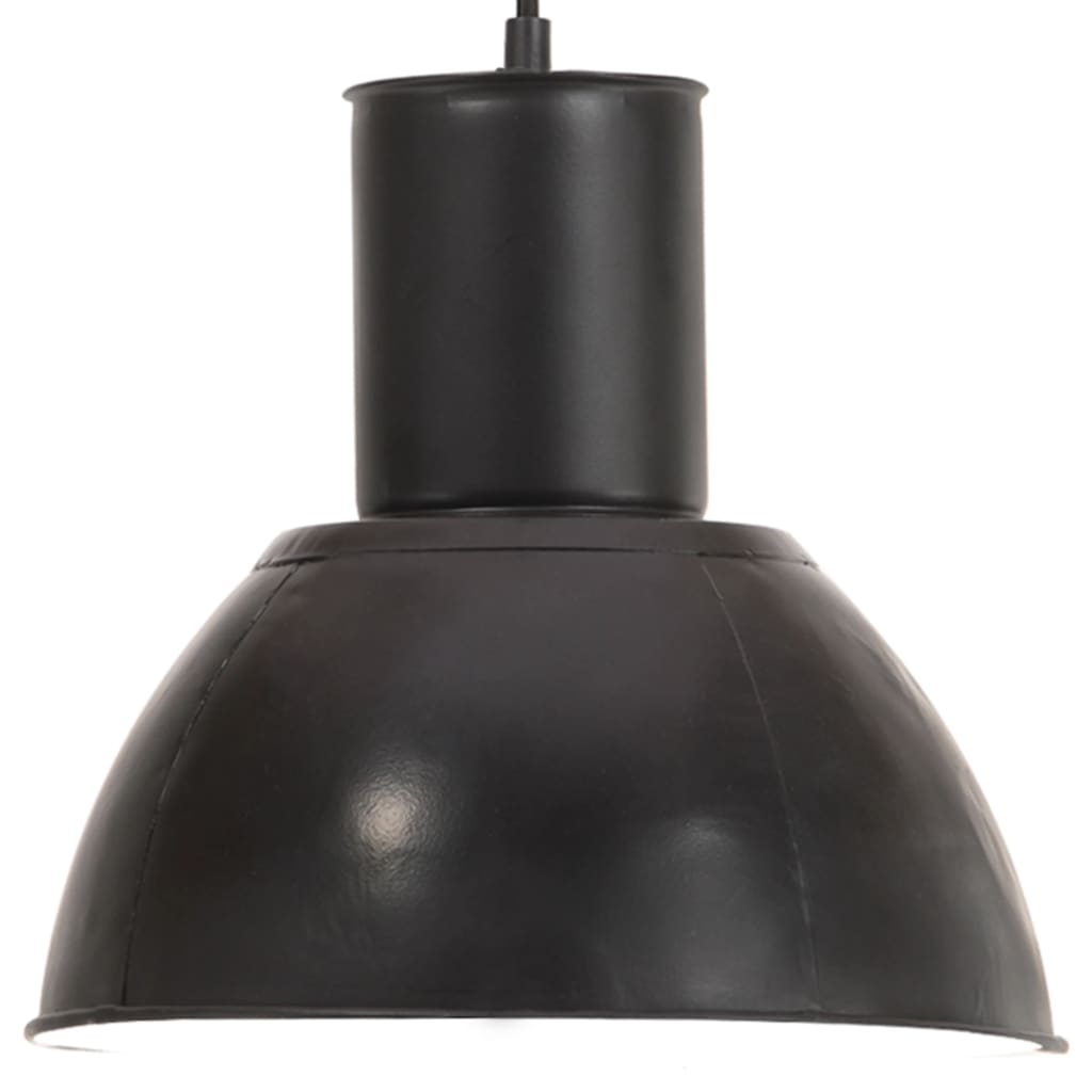 Vidaxl Hanging Lampe um 25 W e27 28,5 cm schwarz