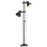 Vidaxl floor lamp with 2 lampshades E27 cast iron black