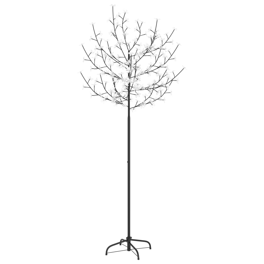 Vidaxl Árbol de Navidad 200 LED CHOM LIGHT BLANCA CHERRY BLOSSOM 180 cm