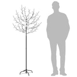 VIDAXL Tree di Natale 200 LEDS BLUI BLUI BLOSSO BLOSSOM 180 CM