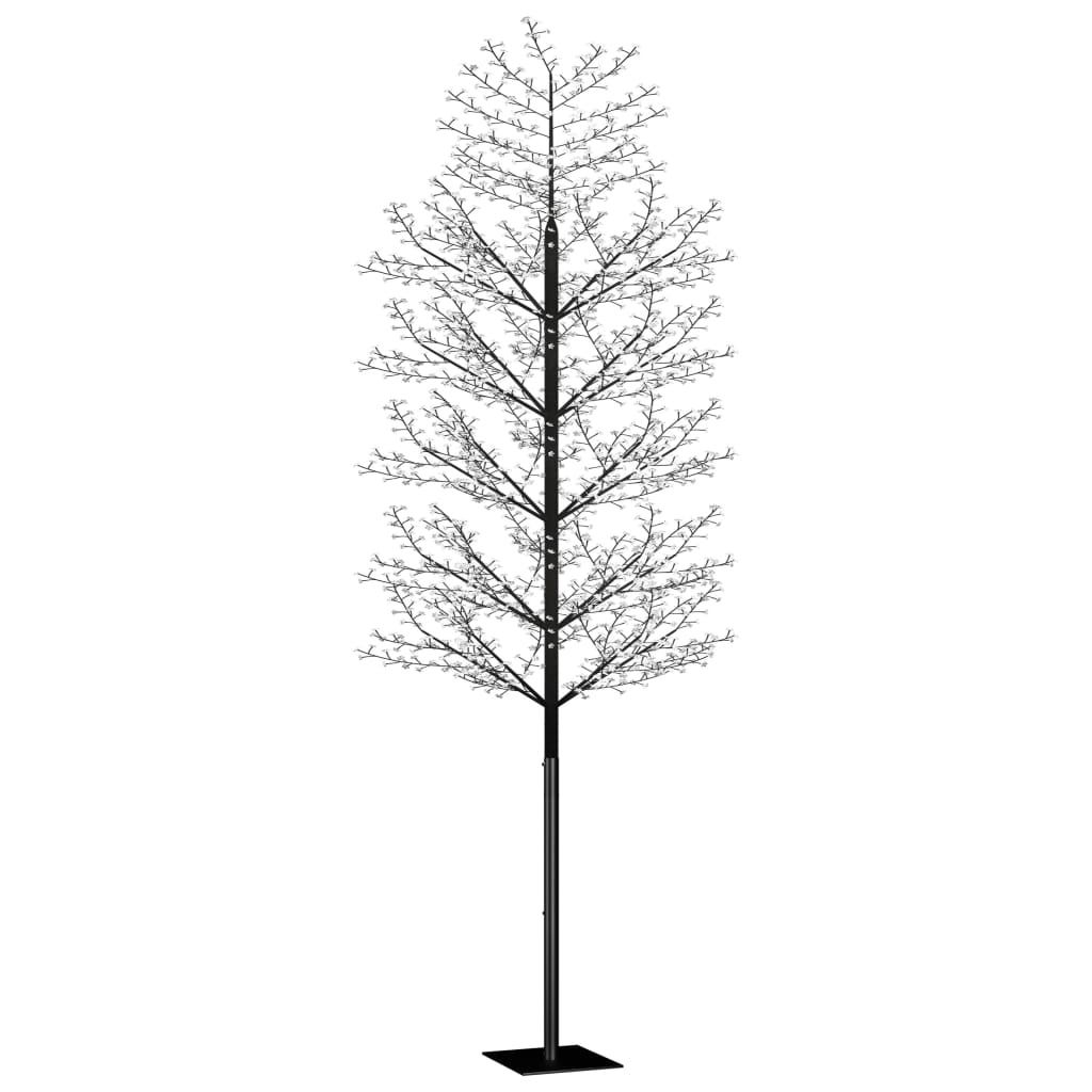 Vidaxl Christmas Tree 2000 LED zimny biały światło wiśniowy Blossom 500 cm