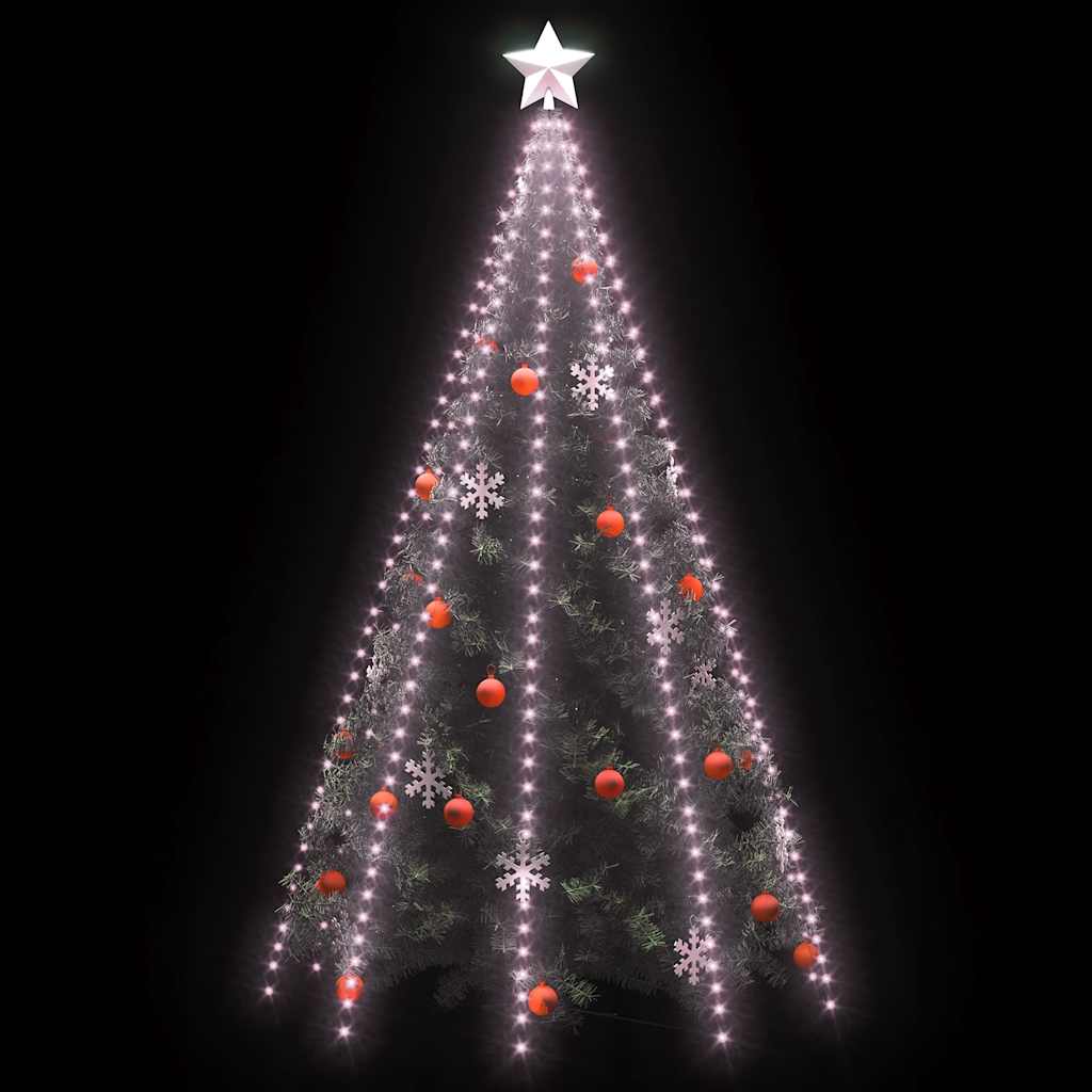 Vidaxl Chrëschtbau Tree Luuchten mat 400 LEDs Net 400 cm