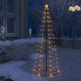 Vidaxl Kegelkerstboom 100 varma -vita lysdioder 70x180 cm