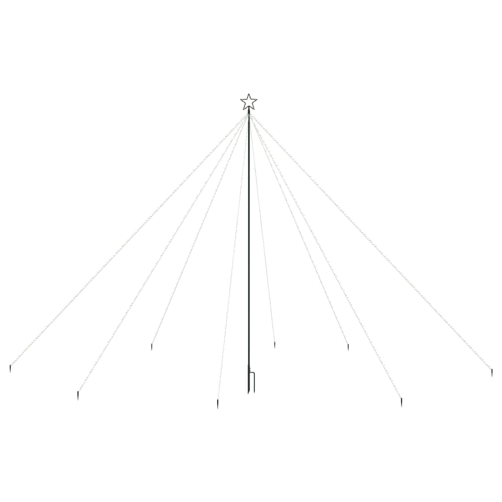 VIDAXL ALIMENTO DELL'LECCO DI NASSILE CASCA IN IN INTERGE 800 LED 5 M
