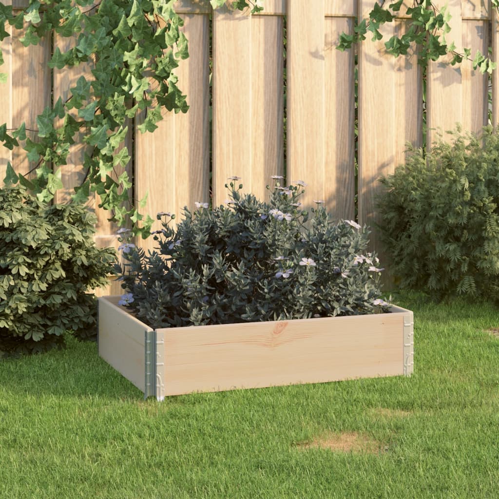 Planter Vidaxl élevé 60x80 cm Pine solide