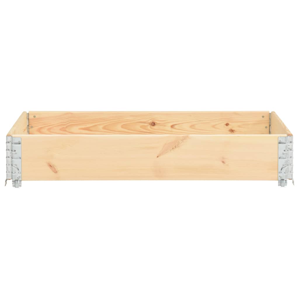 Vidaxl planter hævet 80x120 cm solid fyrretræ