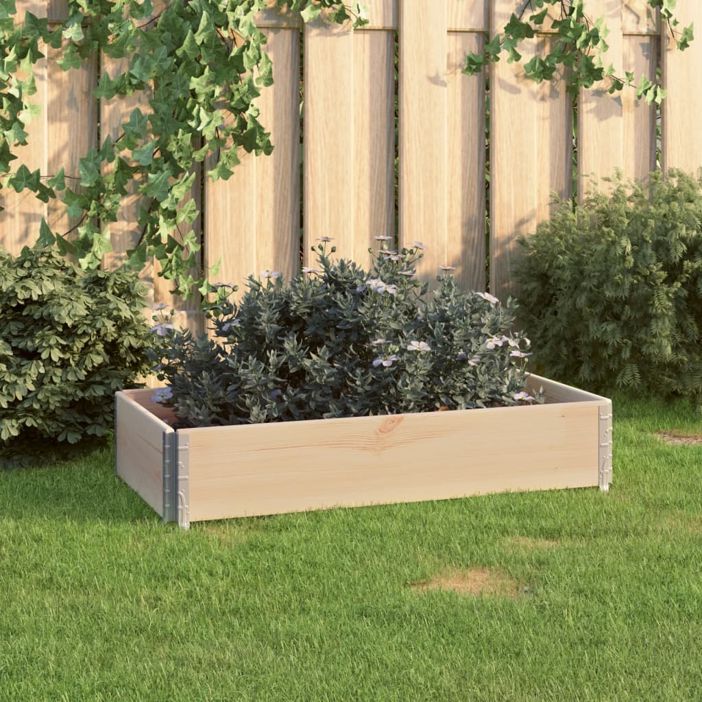 Vidaxl Planter hævede 50x100 cm solid fyrretræ