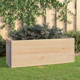 Vidaxl 3 st planters raised 50x150 cm solid pine