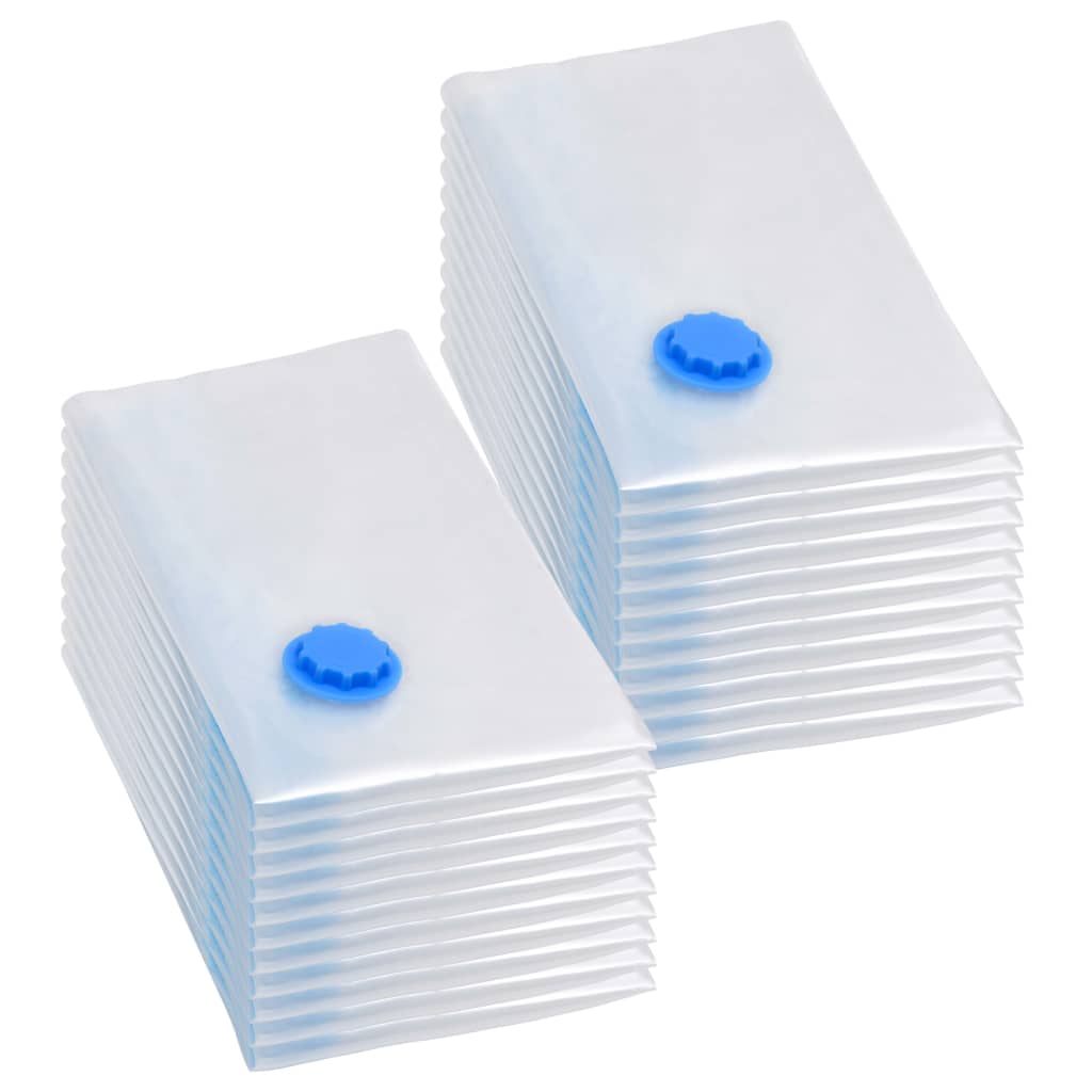 VidaXL Vacuum storage bags 20 st 80x60 cm