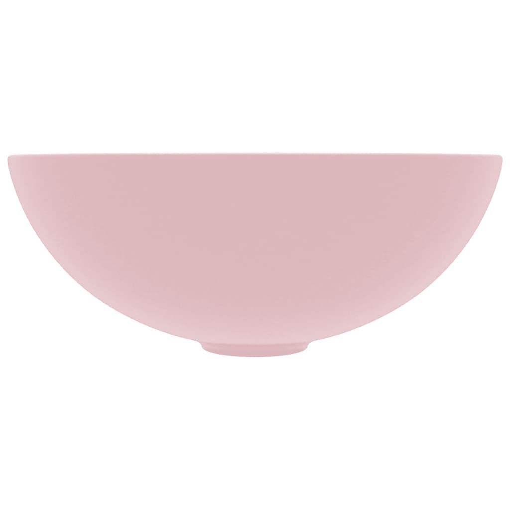 Vidaxl Washbasin Round Ceramic Satpoze