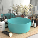 Vidaxl Washbasin Round 40x15 cm Cerámico Matt Light Green