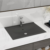 Vidaxl Washbasin s otvorem klepnutím 60x46 cm keramic Matt Dark Grey