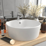 Vidaxl Washbasin con atterraggio 36x13 cm tappetino in ceramica