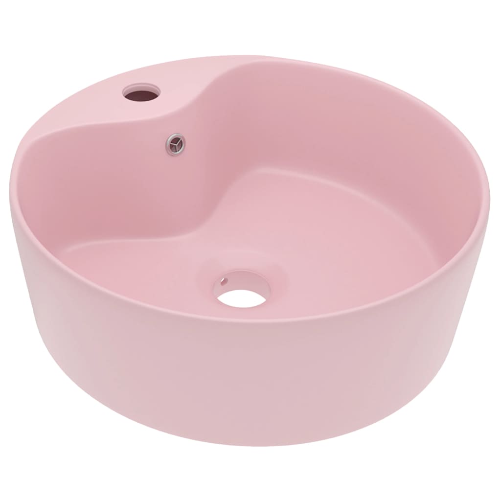 BIDAXL WASHBASIN MED LANDING 36X13 CM CERAMIC SOLE Pink