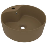 Vidaxl Washbasin s přistáním 36x13 cm keramickou rohož krém