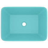 Vidaxl Washbasin 41x30x12 cm keramisk Matt Light Green