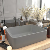 WADAXL WASHBASIN 41x30X12 CM keramic Matt Light Grey