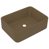 Vidaxl Washbasin 41x30x12 cm en céramique Matcream