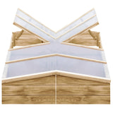 VidaXL growing bags 2 ST 200x50x35 cm Impregnated pine wood