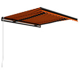 Vidaxl Luifel förlänger manuellt 300x250 cm orange och brun