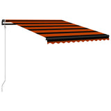 Vidaxl Luifel automatically extends 350x250 cm orange and brown