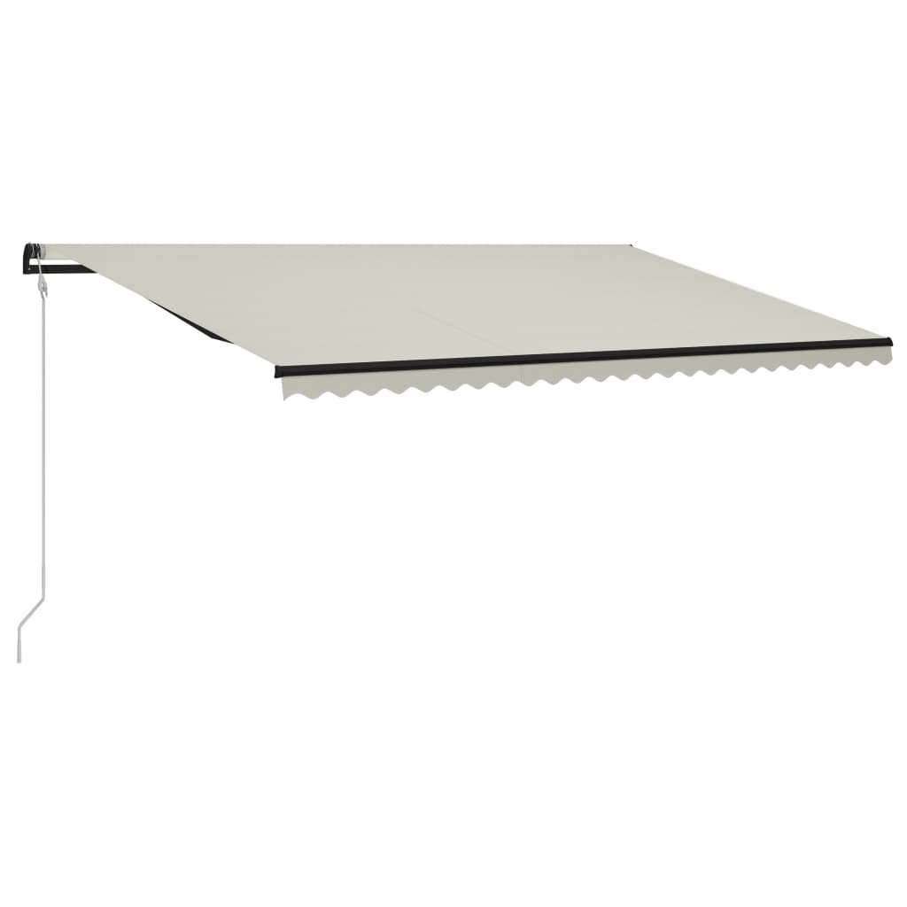 Vidaxl luifel automatesch 600x300 cm Crème verlängeren