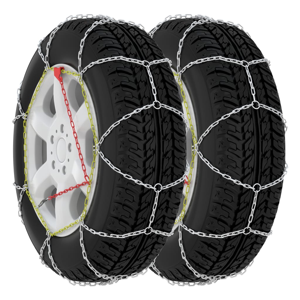 Vidaxl Snow Chains 2 stk 9 mm KN60