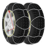 Vidaxl Cadenas de nieve 2 SUV de 16 mm 4x4 Tamaño 400