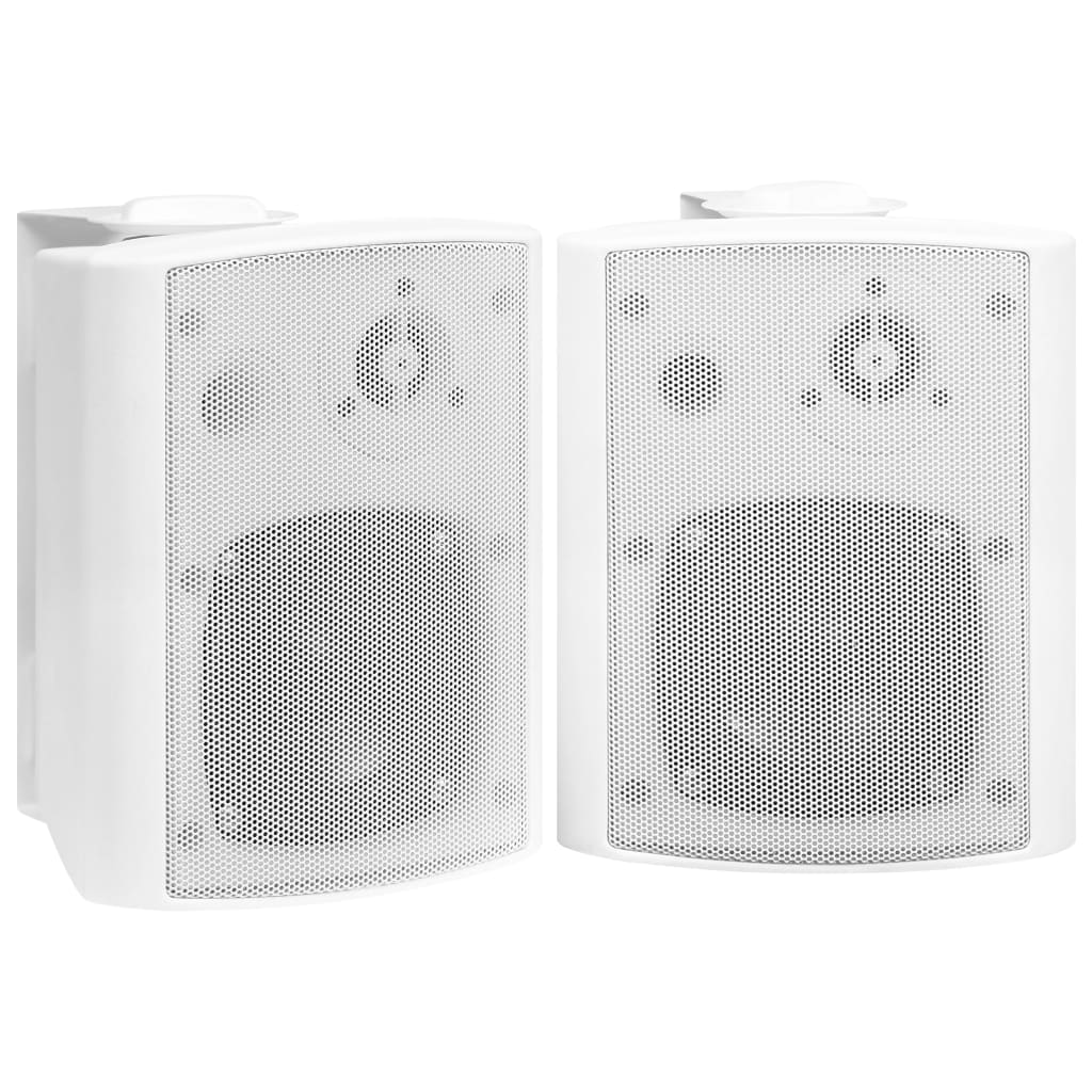 Vidaxl altavoces estereolídicos paredes 2 st 80 w blanco